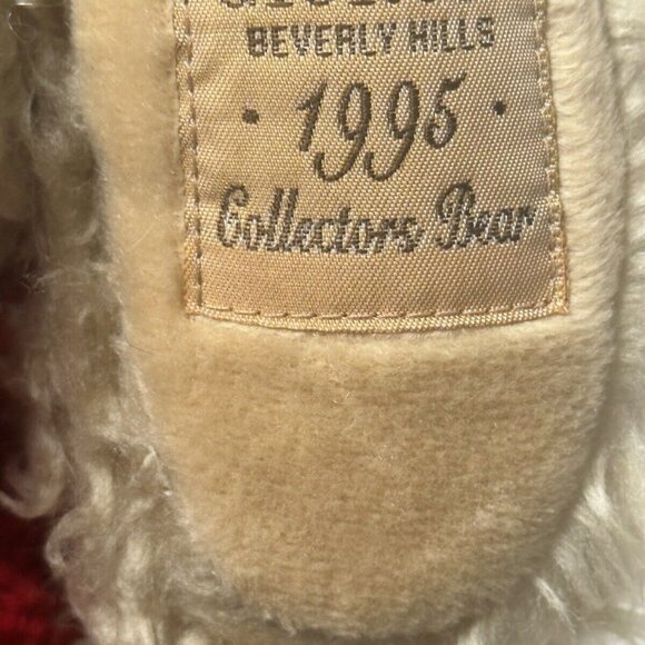 Giorgio Beverly Hills Collectible Teddy Bear Rare Vintage Knit Sweater Designer - Picture 3 of 16